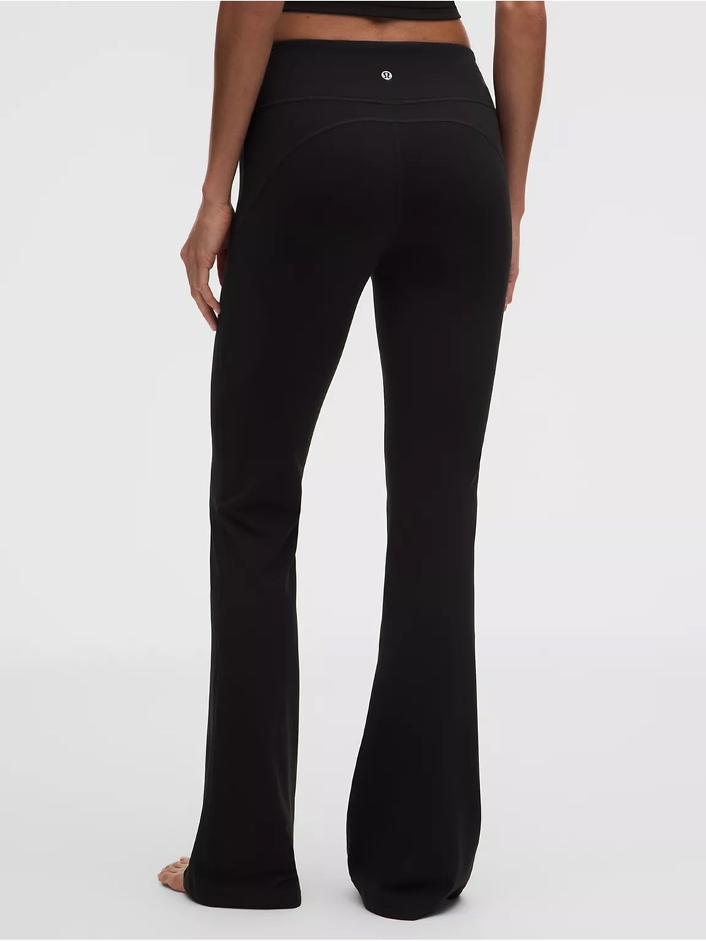 lululemon athletica Black Boot-Cut Yoga Pants
